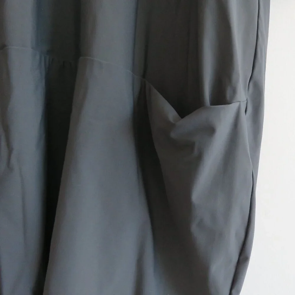 JASON Portofino Pocket Tunic Top in Dark Gray Lagenlook Minimalist - Size S - Picture 4 of 16